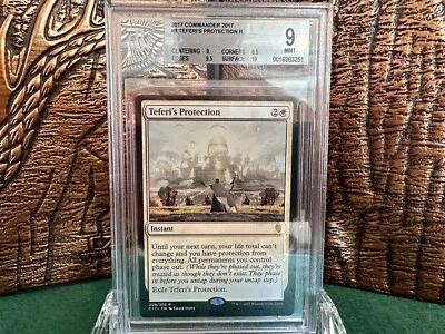 Teferi’s Protection - MTG - Commander 2017 - Mint. BGS 9. POP 1 and None Higher. - Image 1 of 4