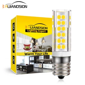 Ruiandsion E17 Spiral LED Bulb Refrigerator Light Chandelier Lamp 110-130V White - Picture 1 of 12
