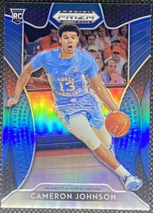 CAMERON JOHNSON RC 2019 Panini Prizm Draft Picks Blue Prizm #76 NETS