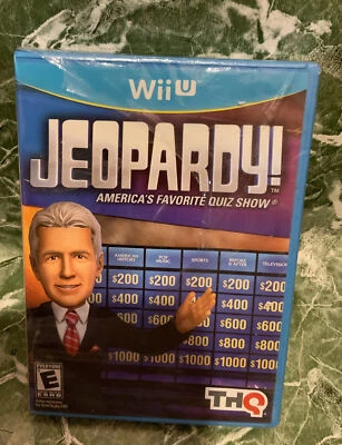 🌍 JEOPARDY,Nintendo Wii U,Ripping Plastic,New ‼️ - Image 1 of 3