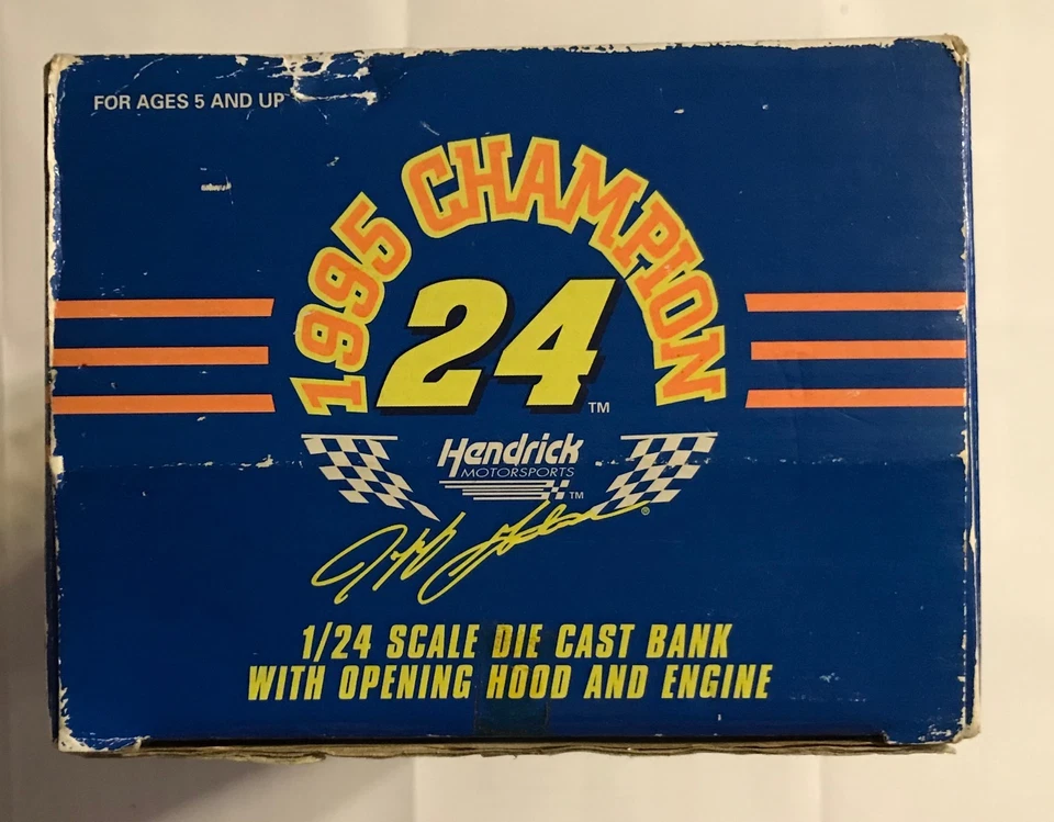 #24 Jeff Gordon 1995 Champion 1 24th Die Cast Bank Racing Champions