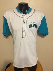 Florida Marlins Shirt Mens Size Large Starter early 1990s vintage retro - Picture 1 of 9