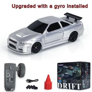 1/43 Scale 4WD Ready to Run Racing Car Drift Car W/Traffic Cones Motor Servo ESC - Picture 1 of 12