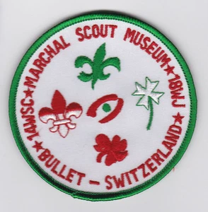 1995 World Scout Jamboree MARCHAL SCOUT MUSEUM SCOUTS Contingent Patch - Picture 1 of 1