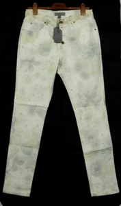 MULBERRY Floating Flowers Skinny Jeans Pistachio size 12 - Picture 1 of 6