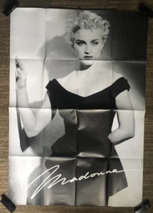 Póster Vintage Madonna Enorme Original Música Retro Pin-up Años 90 Promoción Foto Anuncio - Imagen 1 de 12