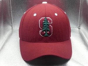 Stanford University College Zephyr Sticker Red Wool Acrylic 7 3/8 Fitted Hat Cap - Picture 1 of 13