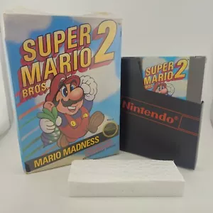 Nintendo NES Super Mario Bros 2 Spiel + First Print Box In Shrink 1988 - Bild 1 von 24