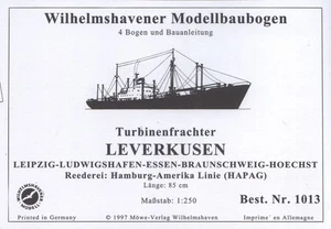 Gaviota 1013 - Carguero turbina Leverkusen, 1:250 - Imagen 1 de 1