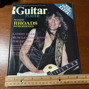 VTG 1982 Guitar Player Magazine Randy Rhoads Tribute Vintage Jimi Hendrix Zappa - Picture 1 of 12