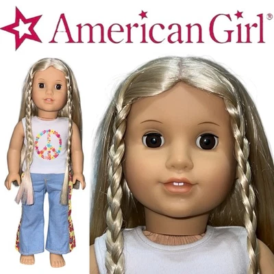 🌸 American Girl 🌸 2014 18” Doll 🌸 BeForever JULIE w/ Partial Meet Outfit - Image 1 of 4