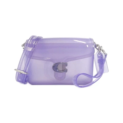 COACH Jelly Tabby CH748 purple PVC Clear 2Way Shoulder Bag Charm NWOT - Image 1 of 4