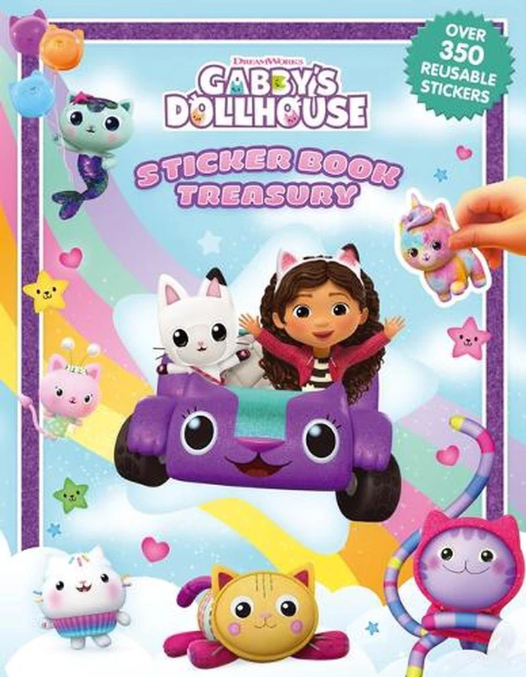 Gabby's Dollhouse Universal Sticker Book Treasury by Phidal Publishing Hardcover - Image 1 of 1