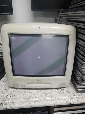 Apple iMac G3 M5521 Flower Power PowerPC G3 500MHz 64MB Ram 20GB Powers Posts - Image 1 of 4