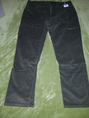 George Мужские 38" x 32" Хлопок Marshall Зеленые вельветовые брюки  - Изображение 1 из 4