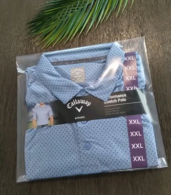 Callaway Men's Opti-Dri Performance Stretch Golf Polo (Men's Size XXL)Embroidery - Image 1 of 4