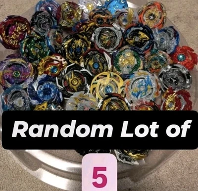 Beyblade Burst LOTE ALEATÓRIO DE 5 Takara Tomy autêntico produto japonês SEM FALSIFICAÇÕES - Imagem 1 de 4