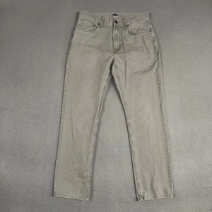 Old Navy Jeans Mens 32x32 (Fits 32x29) Gray Straight Leg Stretch Denim Cotton - Picture 1 of 9