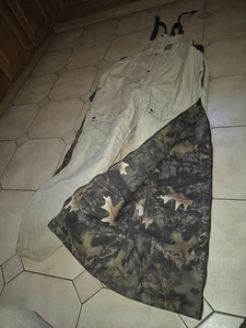 Jagd Latzhose und Mantel Camouflage und Creme wendbar kaltes Wetter Größe M - Bild 1 von 12