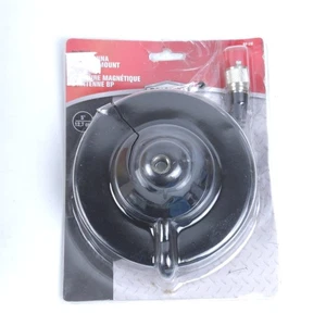 Roadpro RP-510 Multi-Purpose Magnet Black Anodized Finish, 5" w/ 12 ft. Cable - Picture 1 of 4