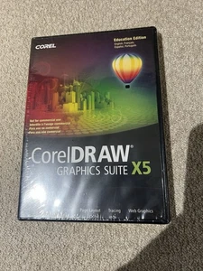 CorelDraw Graphics Suite X5 for Windows DVD ROM Ed. Edition New Sealed - Picture 1 of 5