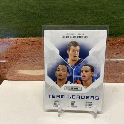 Panini Rookies & Stars Team Leaders 2010 David Lee Stephen Curry Monta Ellis #9 Foto 1 de 2