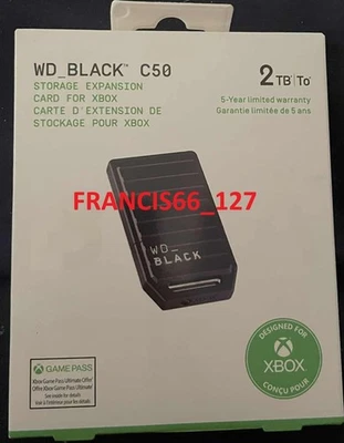 WD_BLACK C50, 2TB Game Drive For Expansion Card, Licensed for XBox, Series X|S - Image 1 of 4
