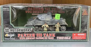 Motorworks Ultimate Soldier 1/32 WWII German Panzer III Tank Diecast - Picture 1 of 11