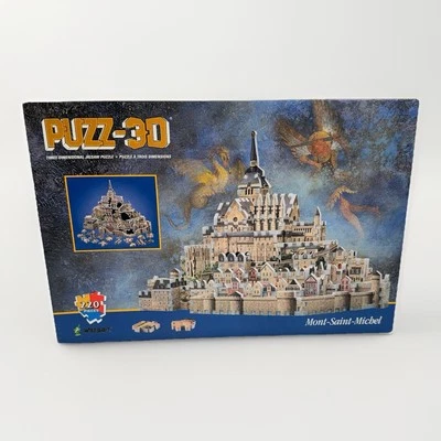 Vintage 1995 Wrebbit Puzz 3D MONT-SAINT-MICHEL - Rare - Image 1 of 4