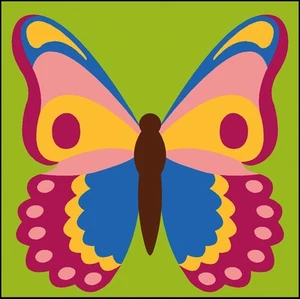 Satz Canvas Sudan Schmetterling - Imagen 1 de 1