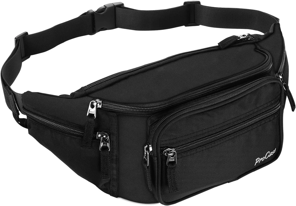 ProCase Fanny Pack Waist Packs for Men Women Waist Bag Hip Pack for Travel Hi...