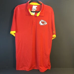 NFL Team Apparel Kansas City Chiefs Red Polo Gr. XL - Bild 1 von 5