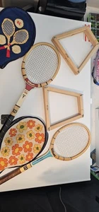 2 raquetas de tenis de madera Wilson vintage - Imagen 1 de 14