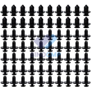 190PCS Car Panel Lining Clips Fastener Rivet Splash Guard Sill Wheel Arch Trim - Foto 1 di 5