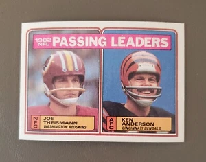 1983 Topps Set JOE THEISMANN KEN ANDERSON LL #202 REDSKINS BENGALS - NM/MINT - Bild 1 von 2