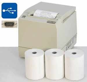 Stampante Fiscale Scontrini NCR7197 USB Per Win XP 7 8 10 + Pwr Suppl. + 3x - Picture 1 of 1