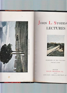 JOHN STODDARD'S LECTURES-VOL 8 FLORENCE/ROME+ 1909-HB-TRAVEL CLASSIC-ILLUS RARE - Picture 1 of 3