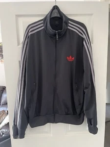 Adidas Hombre Track Top Chándal Chaqueta Trifolio Firebird XL Gris 2009 De Colección - Imagen 1 de 9