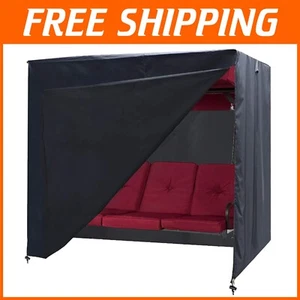 Heavy-Duty Outdoor Swing Canopy Cover - Secure, Lightweight & Weatherproof - Picture 1 of 9