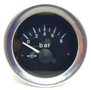 MANOMETRO INDICATORE PRESSIONE OLIO 12V MPOE12VG ADATTABILE VEGLIA BORLETTI - Imagen 1 de 4