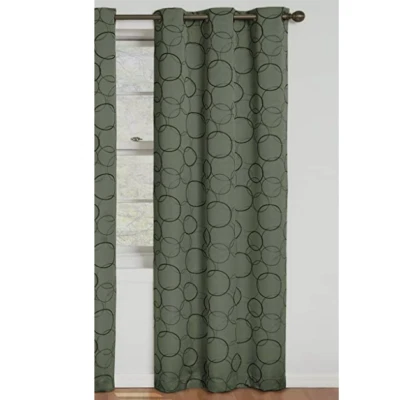 Eclipse Meridian Thermaback Blackout 42" x 63" ojal panel cortina individual salvia Foto 1 de 4
