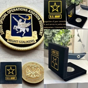 160th Special Operations Aviation RGT US Army SOAR Night Stalkers Challenge Coin - Bild 1 von 7