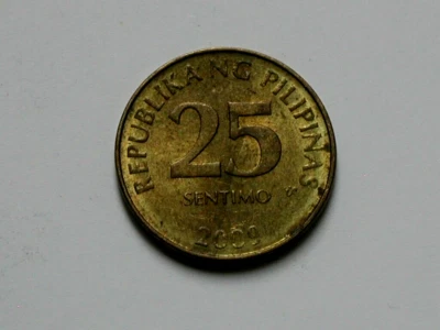 Philippines 2009 25 SENTIMO Coin - Image 1 of 2