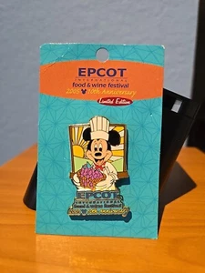 Disney World Pin 2005 Epcot Int’l Food & Wine Festival Mickey Mouse LE3500 41804 - Picture 1 of 5