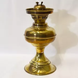 Antique Brass Aladdin Oil Paraffin Lamp Base Only Bright Shiny Wick. ( 0 ) - Picture 1 of 8