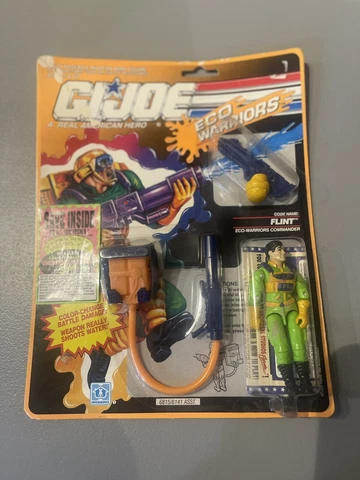 1991 GI Joe Flint Eco Warriors  Hasbro New Sealed ARAH Vintage MOC Cover