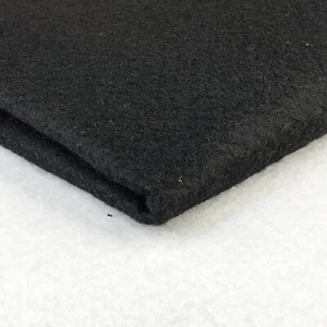 BLACK FELT BAIZE FABRIC For Poker Card Tables 60 inches Wide! Buy What You Need - Picture 1 of 1