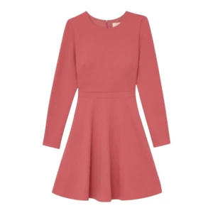 Gal Meets Glam Greer Long Sleeve A-line Dress in Persimmon Feminine Women's US 6 - Picture 1 of 9
