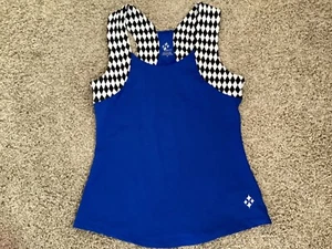 Jofit tank style Jacquard Blue Small Women Tennis Golf Top NWOT - Picture 1 of 4