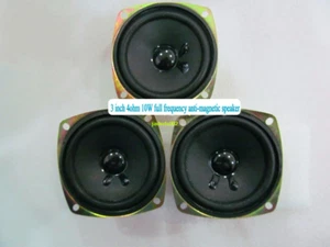 1pcs Altoparlante Full Range 3"inch 78mm 4ohm 4Ω 10W Mini Stereo Audio - Foto 1 di 3